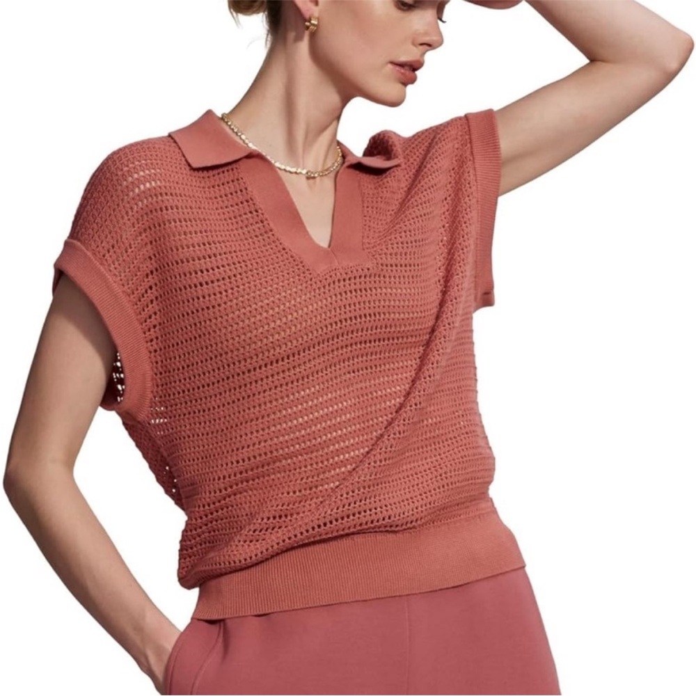 Varley Otto Top in Canyon Rose - Picture 2 of 5